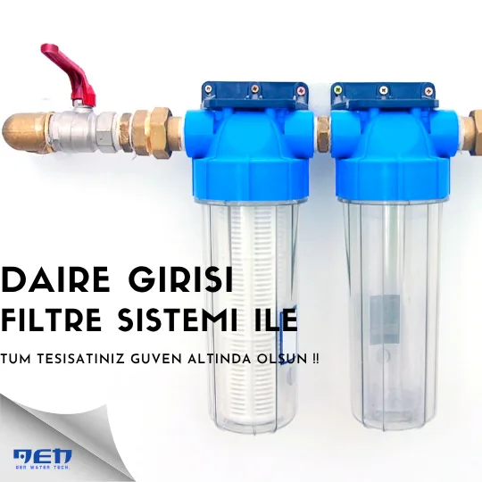 Daire Girişi Filtre Sistemi ile Tesisatınız Güvende